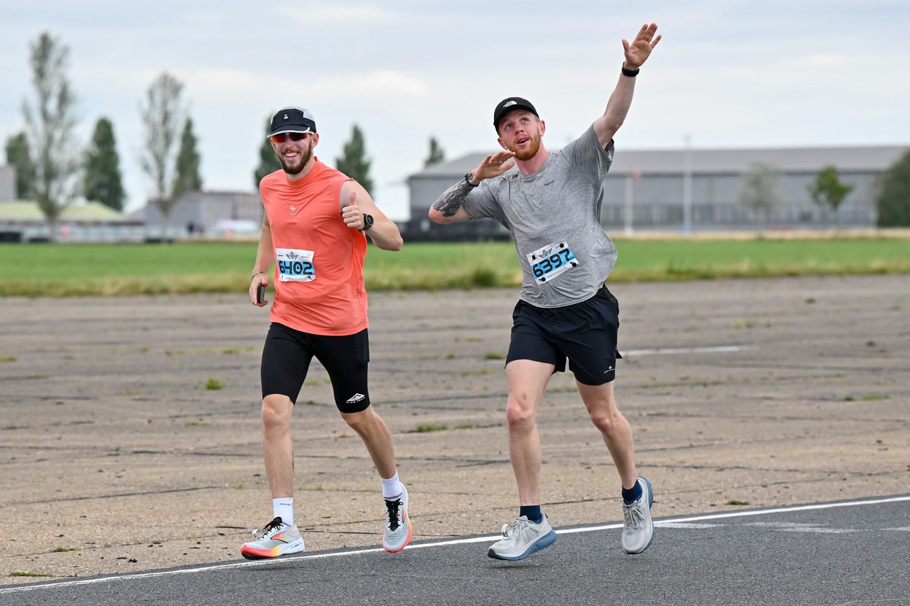 Runners at Bedford Autodrome