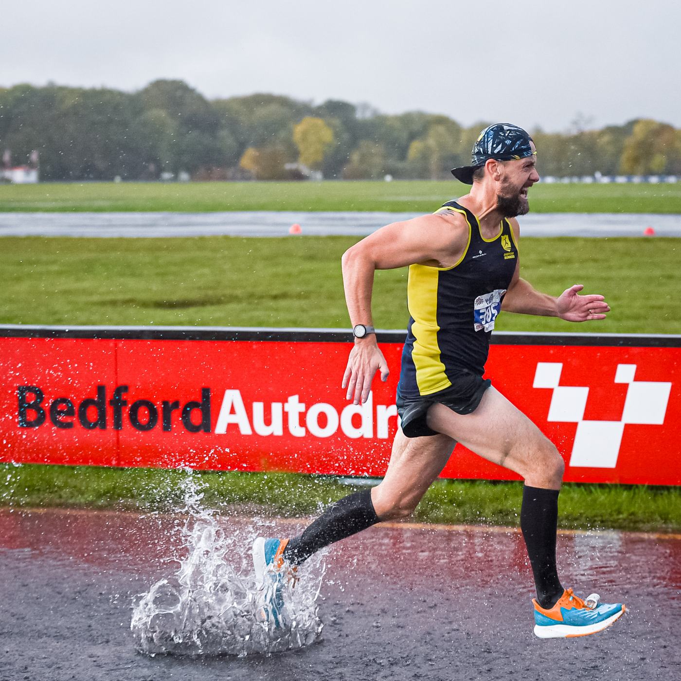 Runners at Bedford Autodrome